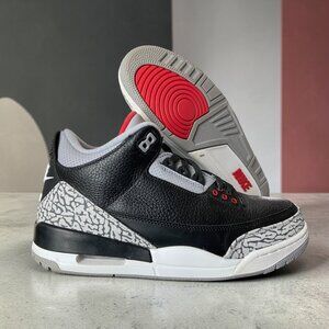 Air Jordan 3 Retro (2018) Black/Cement Mens Basketball Shoes Size 11 854262 001